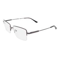 Armação Óculos de Grau Sorelle Masculino Retangular Fio Nylon Marrom Armação Óculos de Grau Sorelle Masculino Retangular Fio Nylon Marrom