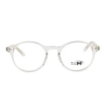 Armação Óculos de Grau Unissex Miles Vision Redondo Transparente MC3738C3