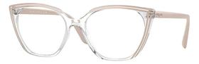 Armação/óculos De Grau Vogue Vo5450-l 3017 55-17 140 Cristal/areia