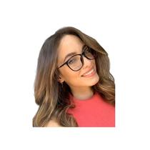 Armação Óculos Feminino Grau Estiloso Acetato Tamanho 53