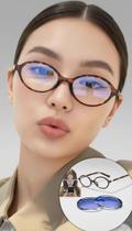 Armação Óculos Filtro Luz Azul UV400 Acetato Feminino Armação Óculos Filtro Luz Azul UV400 Acetato Feminino
