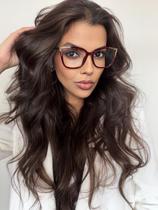 Armação Óculos Grau Feminina Quadrado Celi Óculos Sunrise