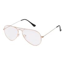 Armação Óculos Grau Feminino Aviador Palas Eyewear Rose