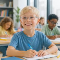 Armação óculos grau infantil flexível menino - diamanti