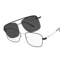 Armação Óculos Grau Masculino Clipon 2 Em 1 Harley Preto Armação Óculos Grau Masculino Clipon 2 Em 1 Harley Preto