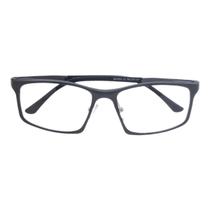 Armação Óculos Grau Masculino Esportiva Retangular Aluminum Armação Óculos Grau Masculino Esportiva Retangular Aluminum