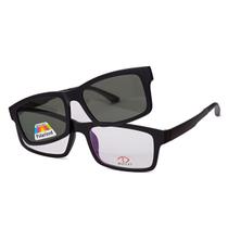 Armação Óculos Grau Masculino Quadrado Clipon 2 Em 1 - Palas Eyewear