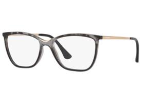 Armação Oculos Grau Vogue Vo5264 2709 54 Cinza Havana Brilho