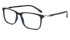 Armação Óculos Mormaii Argel M6079aa355 Preto Parede Azul Fosco cat1 - Armação Óculos Mormaii Argel M6079aa355 Preto Parede Azul Fosco cat1 -