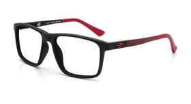 Armação Óculos Mormaii Drop Nxt Infantil M6073abg49 Preto Vermelho Fosco cat1 -