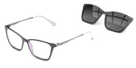 Armação Óculos Mormaii Swap 3 M6081dj557 Cinza Parede Fosco Clip On Polarizado -