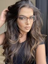 Armação Óculos Receituário Grau Feminina Retangular Betina Óculos Sunrise