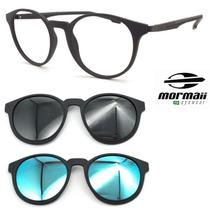 Armação Oculos Redondo Mormaii 6071 Swap2 Preto A14 ca