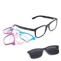Armação Oculos Smart Troca Frentes Clip On Ref 933 kit1 Nf Armação Oculos Smart Troca Frentes Clip On Ref 933 kit1 Nf