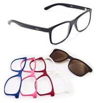 Armação Oculos Troca Frentes Cores Infantojuvenil Smart 933