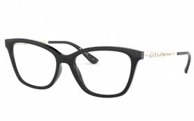 Armação Óculos Vogue Vo5285 W44 53 Preto Brilho - Armação Óculos Vogue Vo5285 W44 53 Preto Brilho -