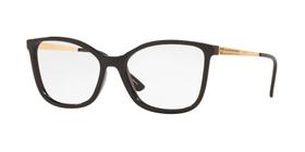 Armação Óculos Vogue Vo5334l W44 54 Preto Dourado Brilho