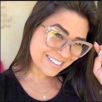 Armação para grau diamante rosa nude Armação para grau diamante rosa nude