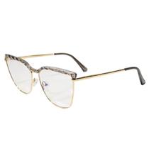 Armação Para Grau Feminina Quadrada Da Moda Acompanha Case