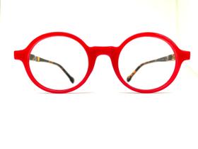 Armação para grau marca r7 redonda vermelho com tartatuga