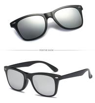 Armação para Óculos De Grau + 1 Lente Clip On Polarizada