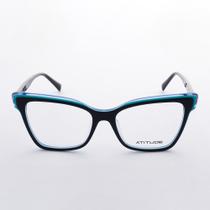 Armação para óculos de Grau Atitude Feminino AT6218N Gatinho em Acetato Azul