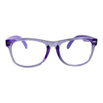 Armação para Óculos de Grau Base Reta Redondo Transparente Lavanda Infantil Feminino Arco-Iris Kids