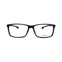 Armação para óculos de Grau Carrera Masculino 4412-F Retangular em Acetato Preto Armação para óculos de Grau Carrera Masculino 4412-F Retangular em Acetato Preto