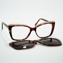 Armação para Óculos de Grau Clip-on Solar Rh luxo Armação para Óculos de Grau Clip-on Solar Rh luxo