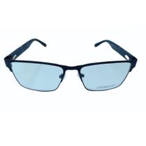 Armação para óculos de Grau Coonecta Masculino Quadrado em Metal Azul
