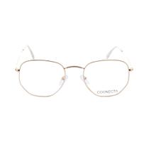Armação para Óculos de Grau Coonecta X5951 Feminino Hexagonal em Metal Armação para Óculos de Grau Coonecta X5951 Feminino Hexagonal em Metal