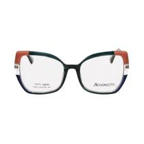 Armação para Óculos de Grau Coonecta X7652 Feminino Quadrado em Acetato Armação para Óculos de Grau Coonecta X7652 Feminino Quadrado em Acetato