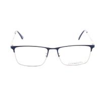 Armação para Óculos de Grau Coonecta XFD8414 Masculino Quadrado em Metal Azul - Prata