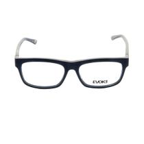 Armação para óculos de Grau Evoke CAPOVII Masculino Quadrado em Acetato Azul Armação para óculos de Grau Evoke CAPOVII Masculino Quadrado em Acetato Azul