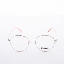 Armação para óculos de Grau Evoke EVKRX11 Feminino Redondo em Metal