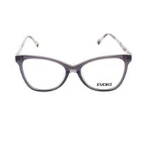 Armação para óculos de Grau Evoke EVKRX58 Feminino Gatinho em Acetato Preto