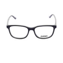 Armação para óculos de Grau Evoke FOLK2 Masculino Quadrado em Acetato Preto Armação para óculos de Grau Evoke FOLK2 Masculino Quadrado em Acetato Preto