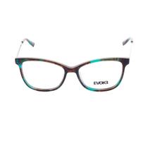 Armação para óculos de Grau Evoke FORYOUDX117 Feminino Gatinho em Acetato Verde Armação para óculos de Grau Evoke FORYOUDX117 Feminino Gatinho em Acetato Verde