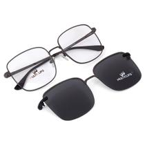 Armação Para Óculos de Grau Feminino Clip On Metal Polarizado - Multiclips