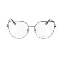 Armação para óculos de Grau Furla VFU673 Feminino Gatinho em Metal Armação para óculos de Grau Furla VFU673 Feminino Gatinho em Metal