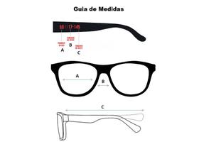 Armação para óculos de Grau HB 93023 Masculino Retangular em Acetato Preto