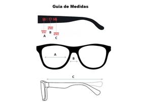 Armação para óculos de Grau HB 93121 Masculino Retangular em Acetato Azul