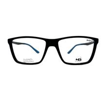 Armação para óculos de Grau HB 93139 Masculino Quadrado em Acetato Preto Armação para óculos de Grau HB 93139 Masculino Quadrado em Acetato Preto