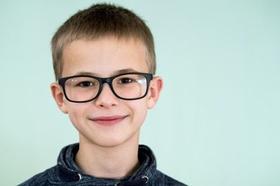 Armação Para Óculos De Grau Infantil Preto Menino