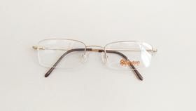 Armação para óculos de grau London L-5513 C. 1 Metal e fio de nylon dourada