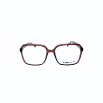 Armação para óculos de Grau Maru.Y Feminino Quadrado em Acetato Nude