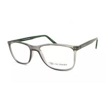 Armação para Óculos de Grau Original Detroit Cinza e Verde Quadrado Acetato Sem plaqueta Masculino RAVI 358