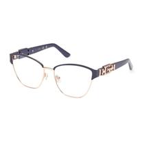 Armação para Óculos de Grau Original Guess Roxo Gatinho Acetato e metal Com plaqueta Feminino GU2984