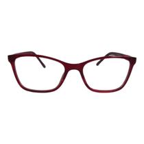 Armação para Óculos de Grau Quadrado Cestavado Infantil Vermelho Transparente Arco-Iris Kids Armação para Óculos de Grau Quadrado Cestavado Infantil Vermelho Transparente Arco-Iris Kids