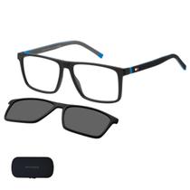 Armação Para Óculos De Grau Tommy Hilfiger Clip On TH 2086/CS Tam 56 Armação Para Óculos De Grau Tommy Hilfiger Clip On TH 2086/CS Tam 56